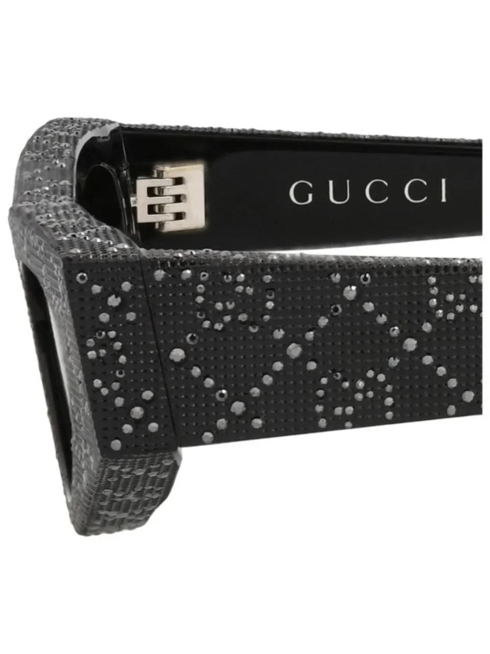 New Gucci Womens Cat Eye Black Black Grey Fashion Designer Sunglasses